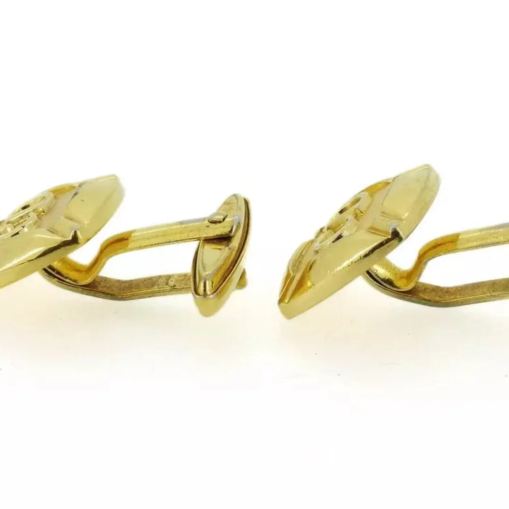 Dior cuff CD mark gold-plated Authentic used T16860